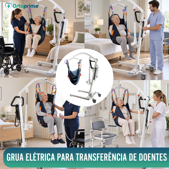 Grua Ortopédica | Arnês com Suporte de Cabeça Incluído