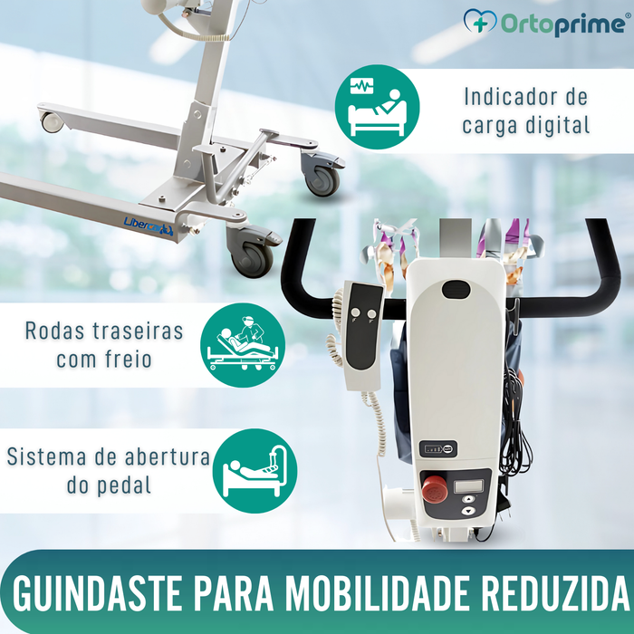 Grua Ortopédica | Arnês com Suporte de Cabeça Incluído