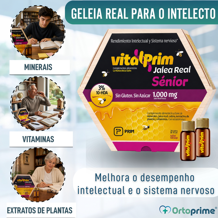 Geleia Real para Intelecto e Sistema Nervoso