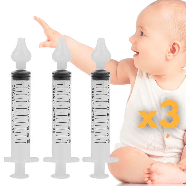 Seringa para Lavagem Nasal para Bebés e Adultos