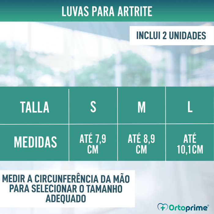 Pacote de Luvas de Compressão - Anti-Artrite