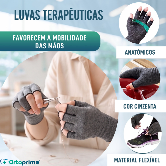 Pacote de Luvas de Compressão - Anti-Artrite