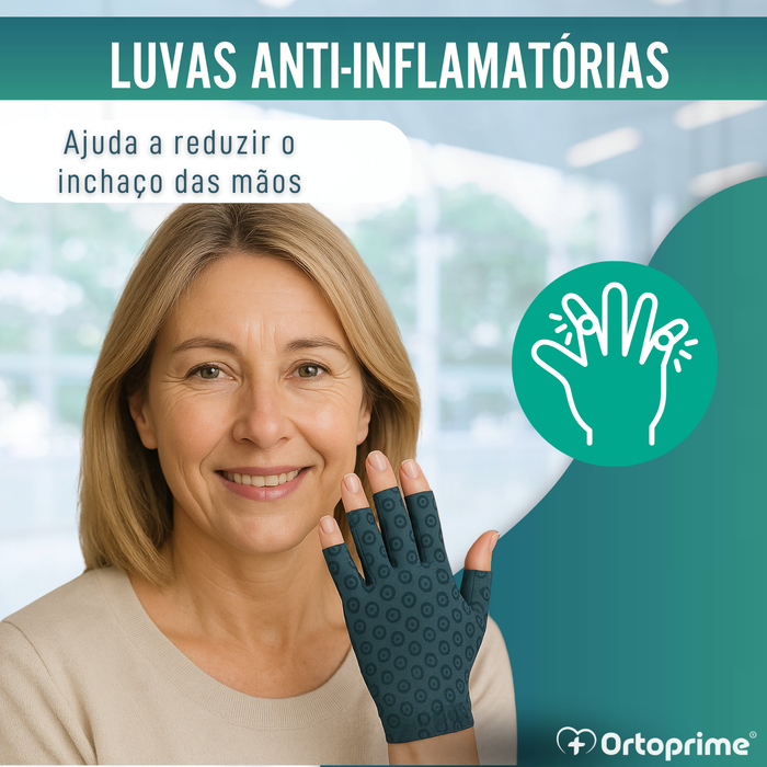 Luvas Terapêuticas para Artrose | Tecido Técnico Elástico