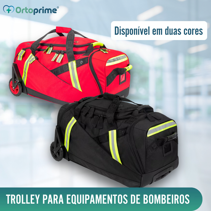 Mala Trolley Profissional de Bombeiro com Rodas EPI