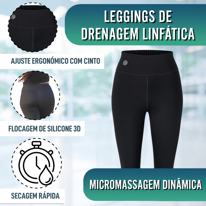 Leggings Move One de Compressão | Mallas Drenagem Linfática