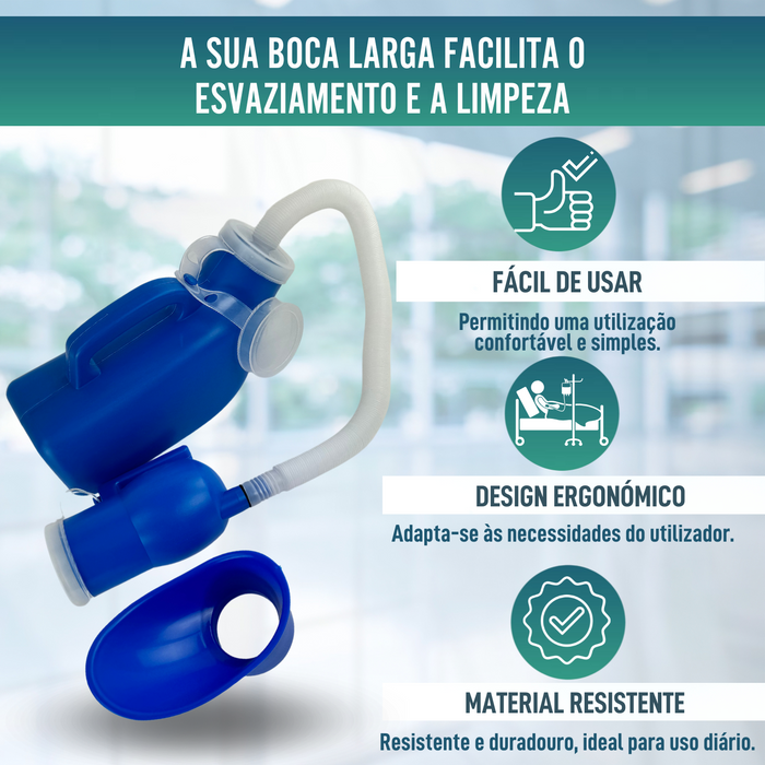 Urinol Portátil Unissexo 1200 ml para Adultos e Crianças