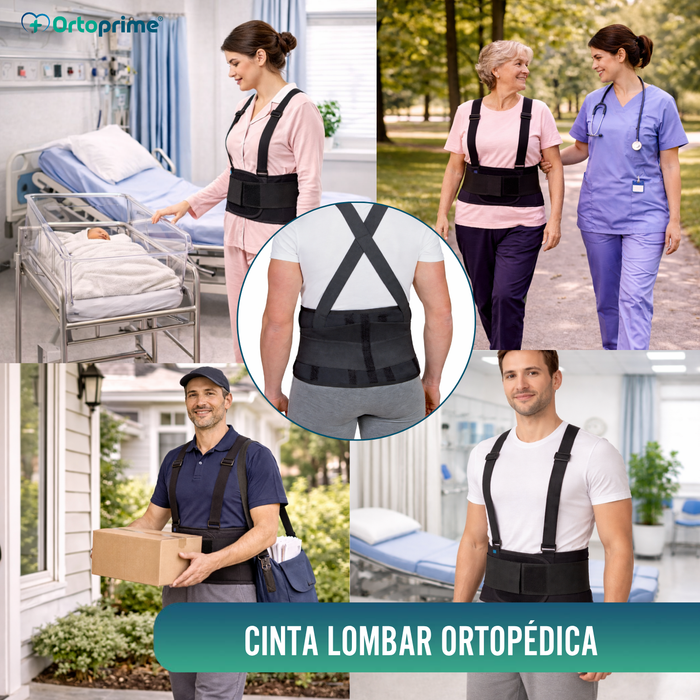 Cinta Lombossagrada de Trabalho | Ortótese Ajustável