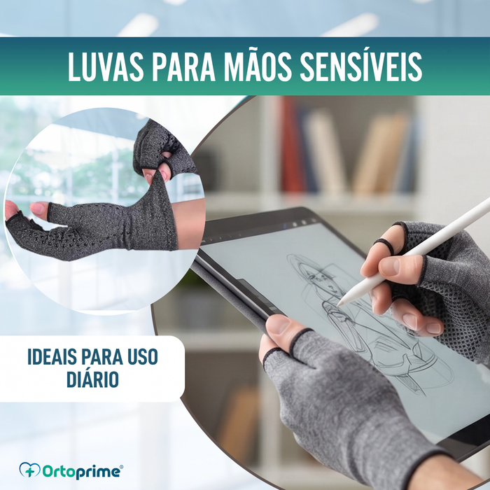 Pacote de Luvas de Compressão - Anti-Artrite