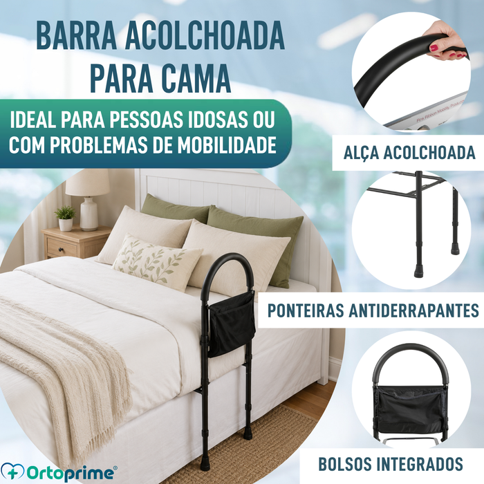 Corrimão de Cama Acolchoado