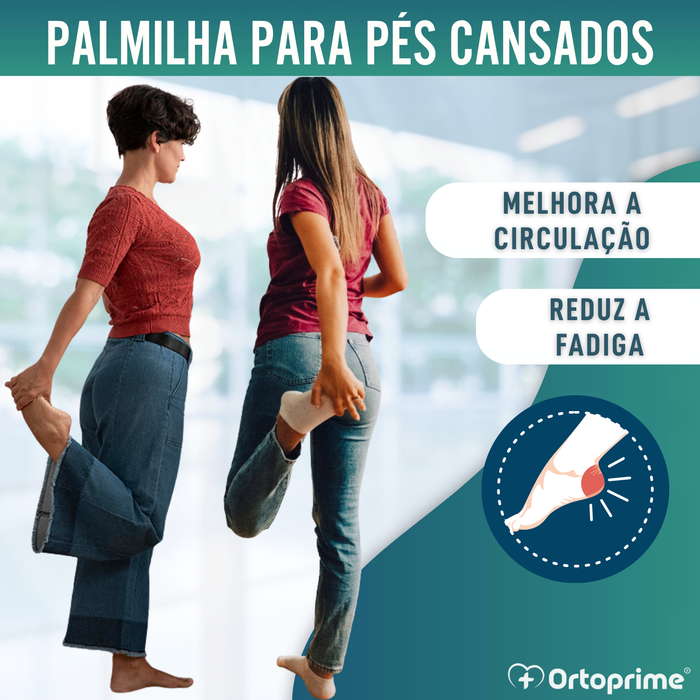 Palmilhas ortopédicas para fascite plantar | 3 tamanhos