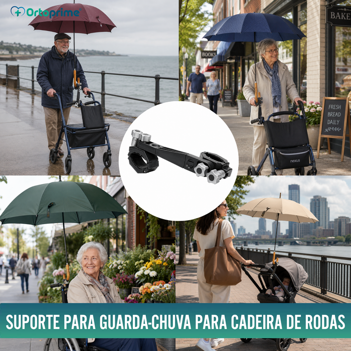 Porta-Guarda-Chuva Universal para Cadeiras e Andarilhos