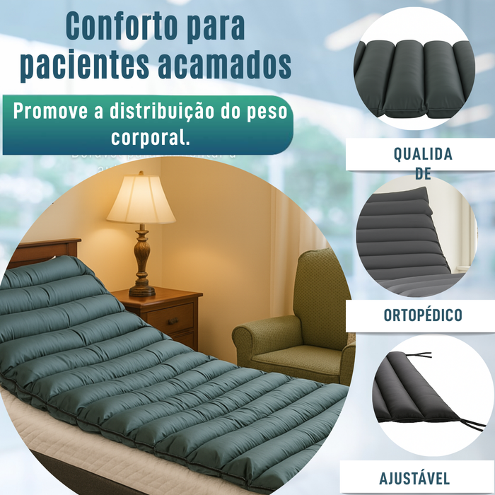 Colchão Antiescaras 90x190x10cm | 12 Células Antiescaras