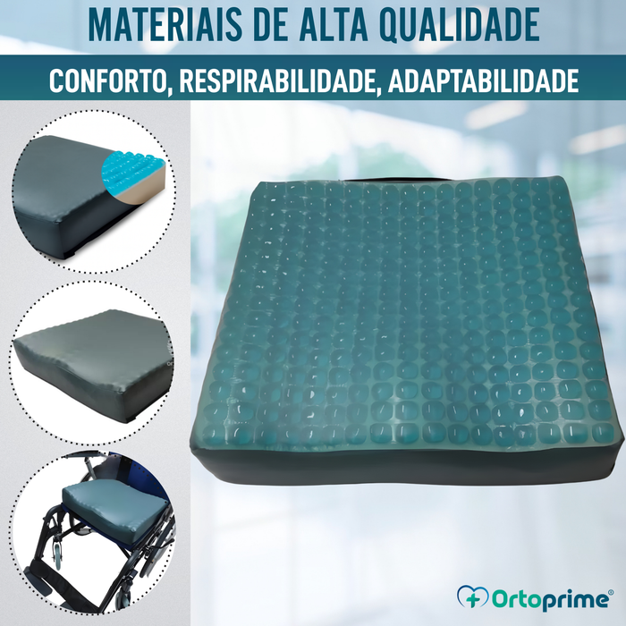 Almofada Antiescaras Visco Gel Zona Isquiática 85 kg/m3