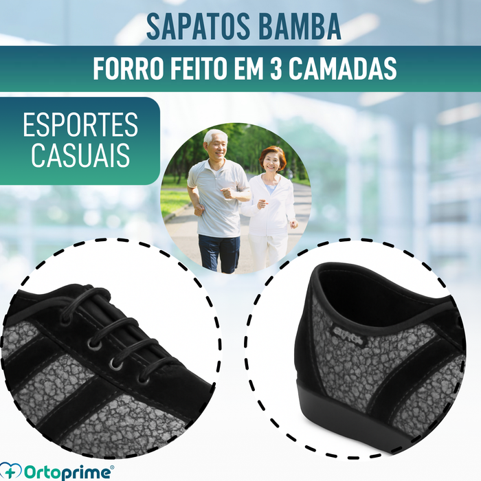 Sapatilhas Bambas com Cordões - Unissexo