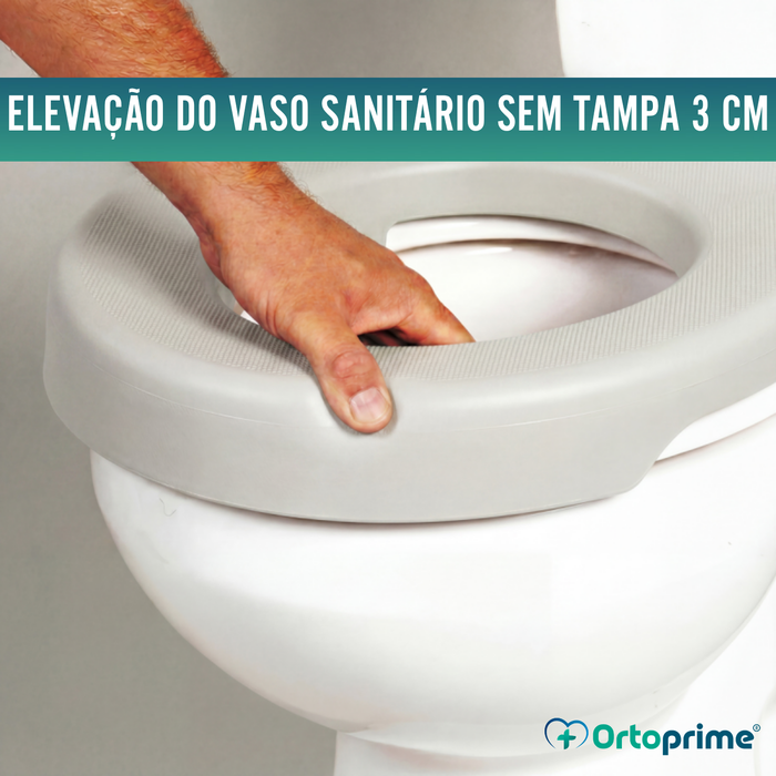 Alteador Sanitário Macio de 3 cm - Cinzento