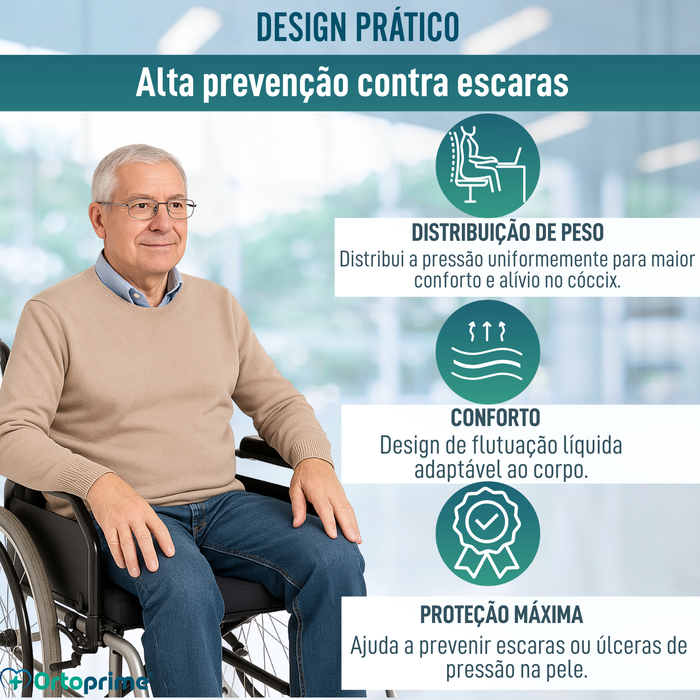 Coussin Antiescaras Flutuação Líquida | Coussin Impermeável