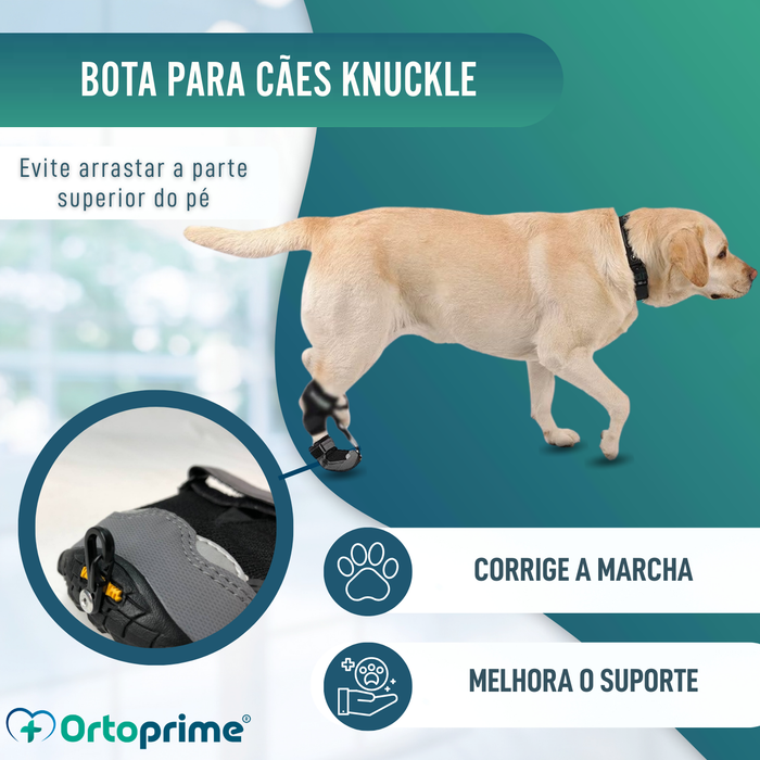 Bota para Corretor Proprioceptivo Canino | Sola de Borracha