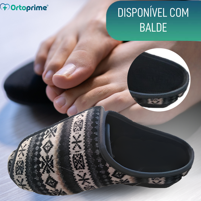 Chinelo de Estar em Casa Esquimó com Velcro