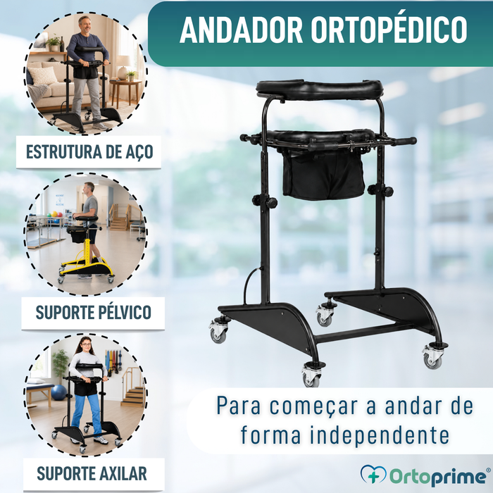 Andarilho Ortopédico para Reabilitação - Uso Interno