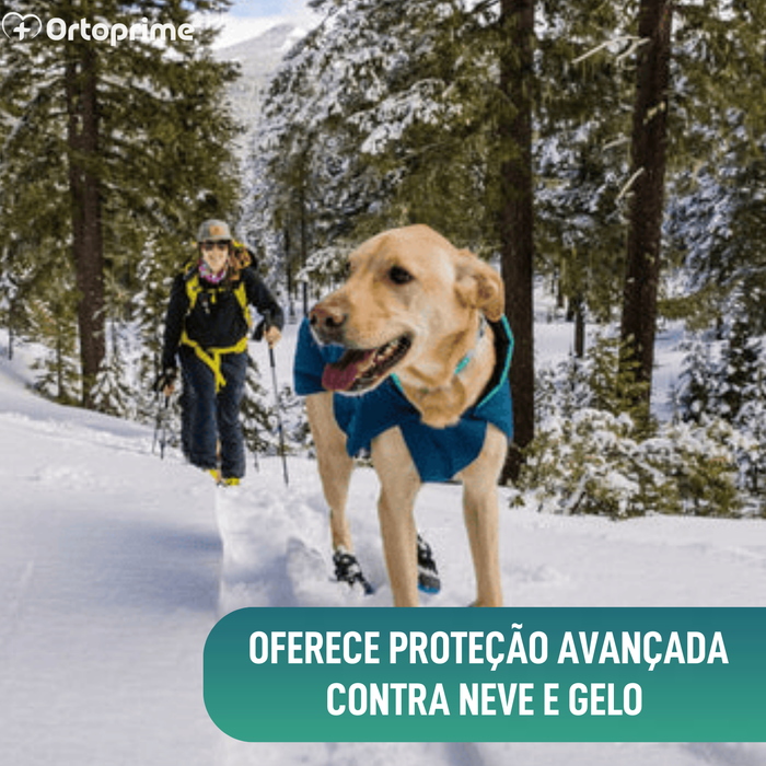 Bota Alta de Inverno para Cães | Sola Antiderrapante