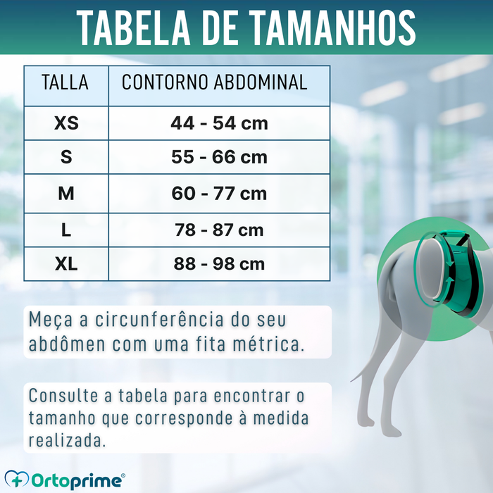 Banda de Apoio para Cães com Mobilidade Reduzida | 5 Tamanhos