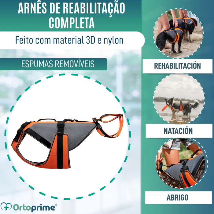 Arnês de Reabilitação Integral para Cães | Material 3D