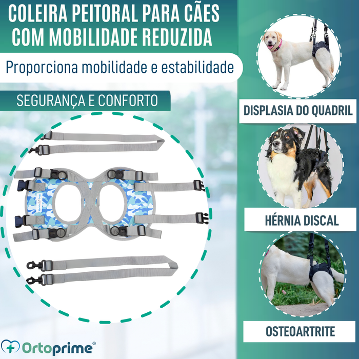 Arnês para Cães com Mobilidade Reduzida nas Patas Traseiras