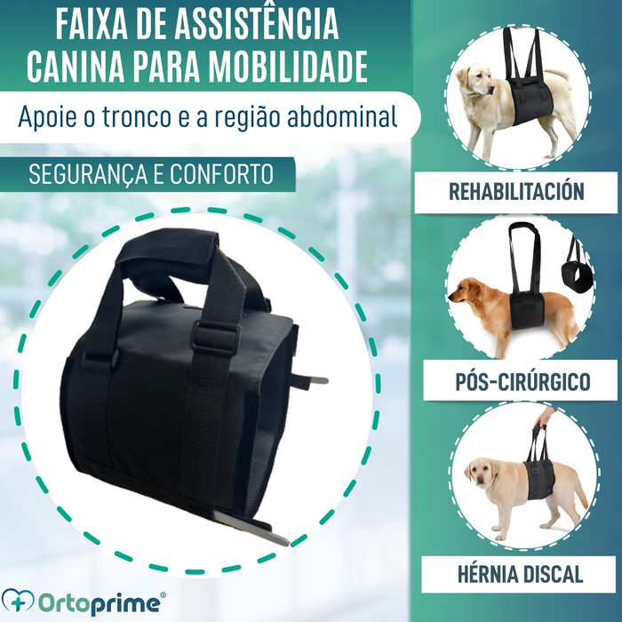 Banda de Apoio para Cães com Mobilidade Reduzida | 5 Tamanhos