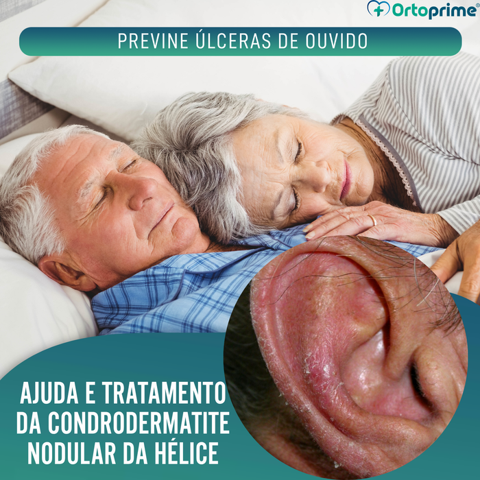 Almofada Antiescaras para Orelha com Orifício Ajustável