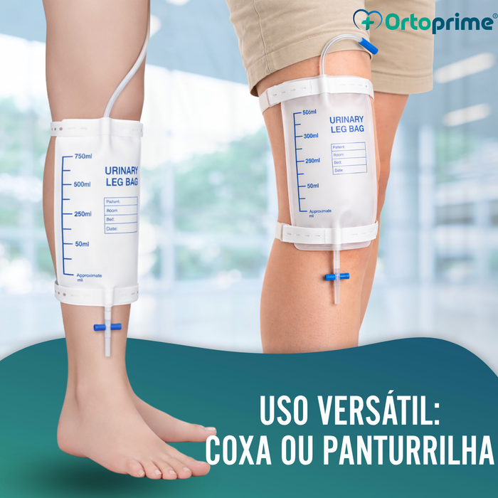 Bolsa de Urina para Perna | Coletor Urinário Descartável