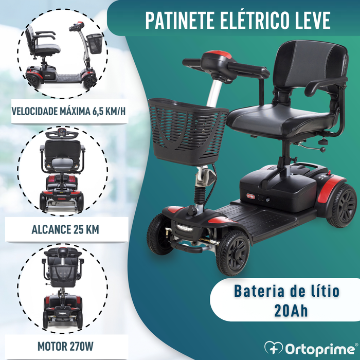 Scooter Elétrico com Bateria de Lítio 20Ah | 8 Cores