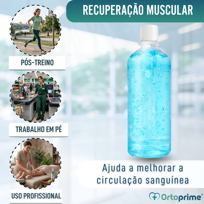 Gel Frio Intenso para Pernas Cansadas - Efeito Relaxante
