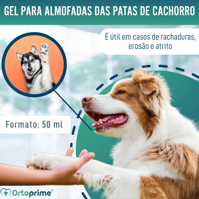 Gel Protetor de Almofadas para Cães | Aloe Vera 50 ml