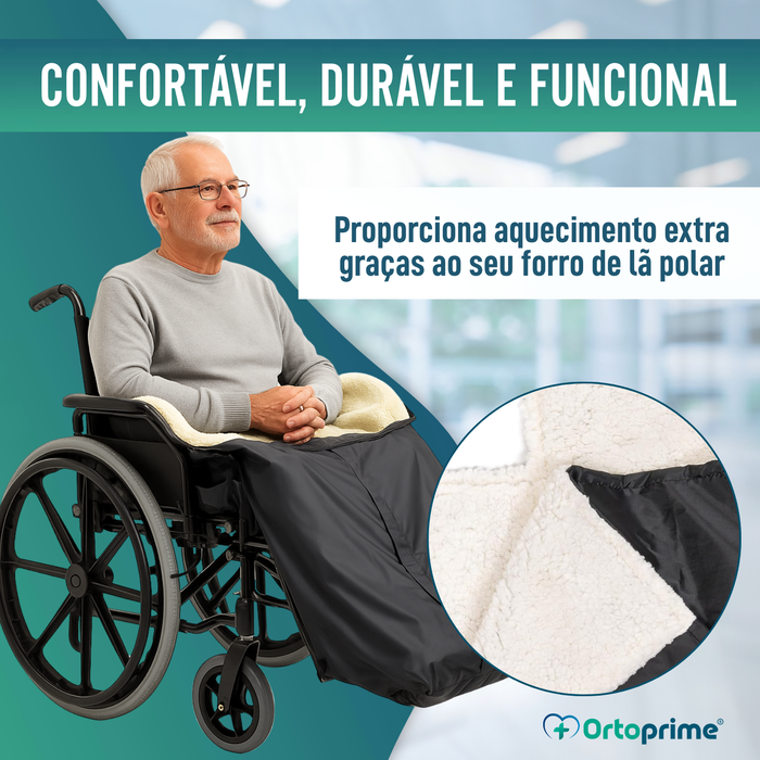 Cubrepiernas Térmico para Silla de Ruedas | Manta Impermeável
