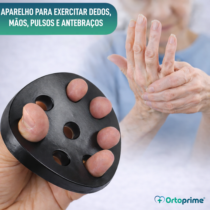 Exercitador Extensor de Silicone para Dedos - 4 Níveis de Resistência