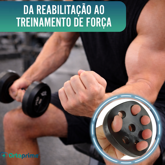 Exercitador Extensor de Silicone para Dedos - 4 Níveis de Resistência