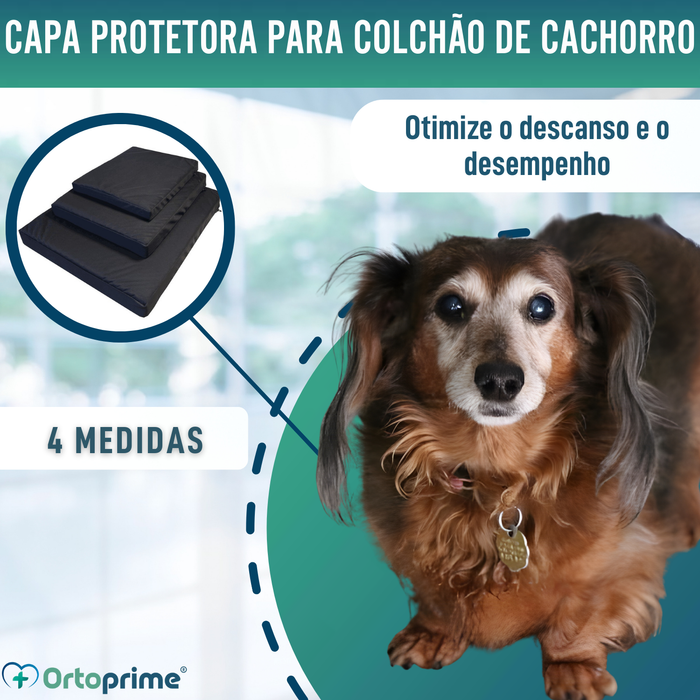 Capa Impermeável para Colchão Ortopédico Canino | 4 Medidas