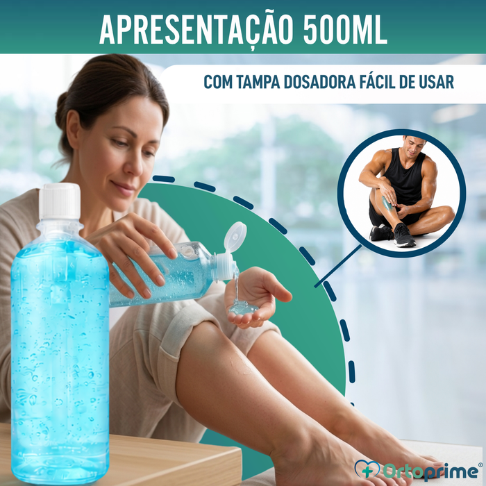 Gel Frio Intenso para Pernas Cansadas - Efeito Relaxante