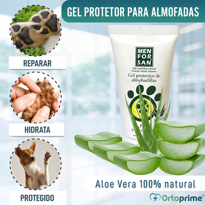 Gel Protetor de Almofadas para Cães | Aloe Vera 50 ml