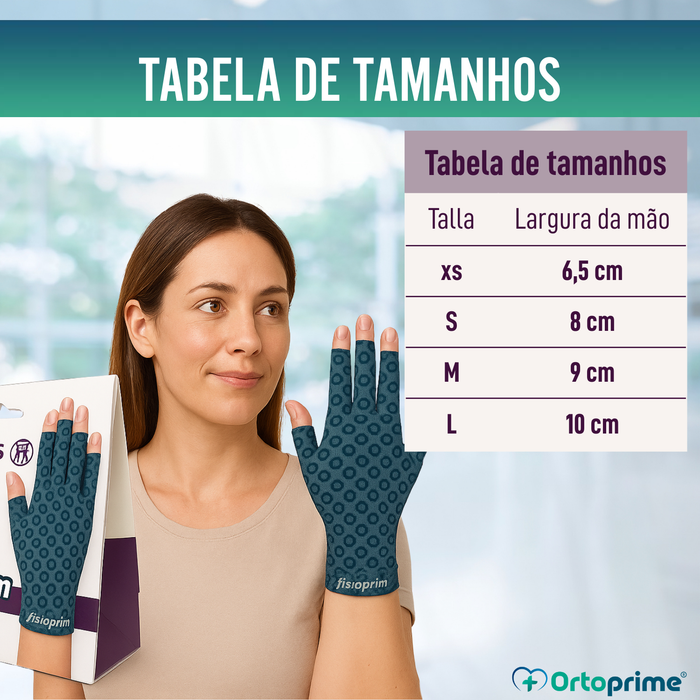 Luvas Terapêuticas para Artrose | Tecido Técnico Elástico