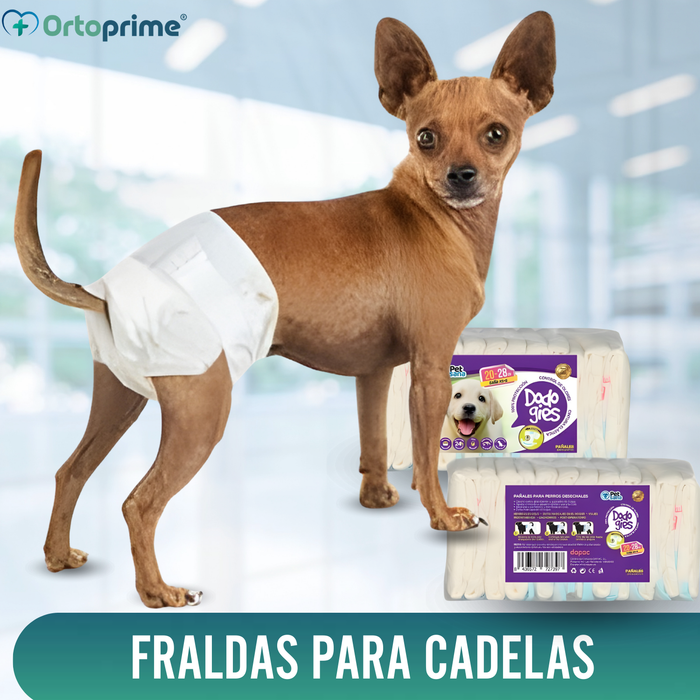 Fraldas Caninas para Fêmeas e Cachorros | Alta Absorção