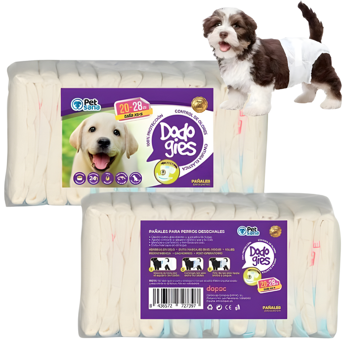 Fraldas Caninas para Fêmeas e Cachorros | Alta Absorção