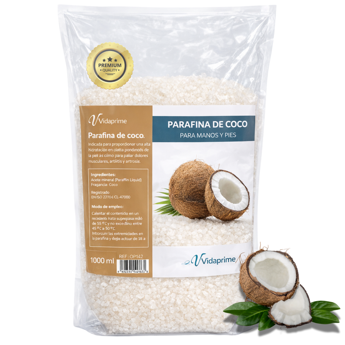 Parafina Antioxidante de Reabilitação para Mãos e Pés - Coco