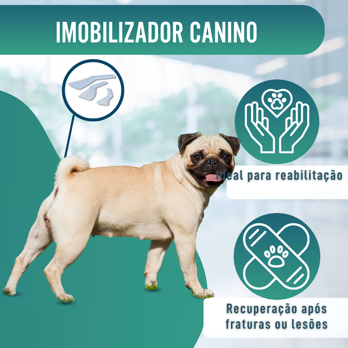 Férula Rápida para Patas de Cães e Gatos | 3 Tamanhos
