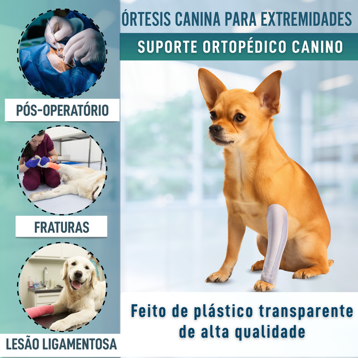 Férula Rápida para Patas de Cães e Gatos | 3 Tamanhos