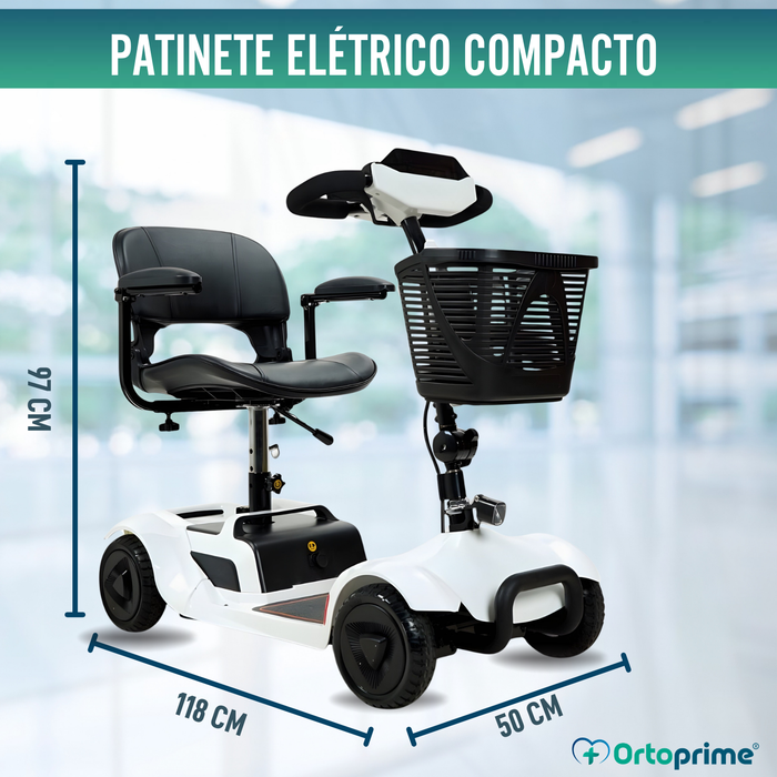 Scooter Eléctrico de Última Geração | Rodas Grandes 24cm