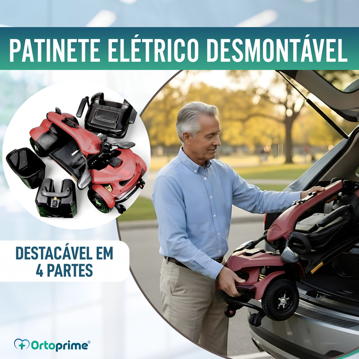 Scooter Eléctrico de Última Geração | Rodas Grandes 24cm