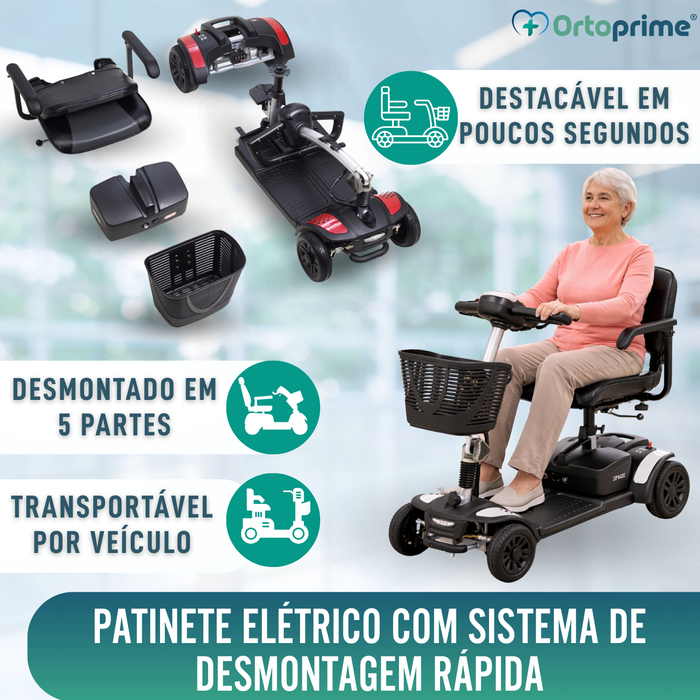 Scooter Elétrico com Bateria de Lítio 20Ah | 8 Cores