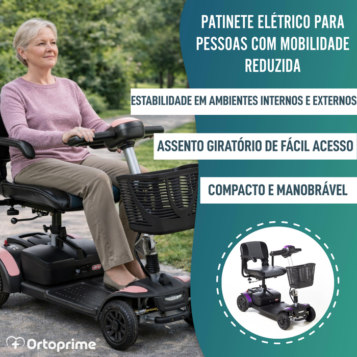 Scooter Elétrico com Bateria de Lítio 20Ah | 8 Cores