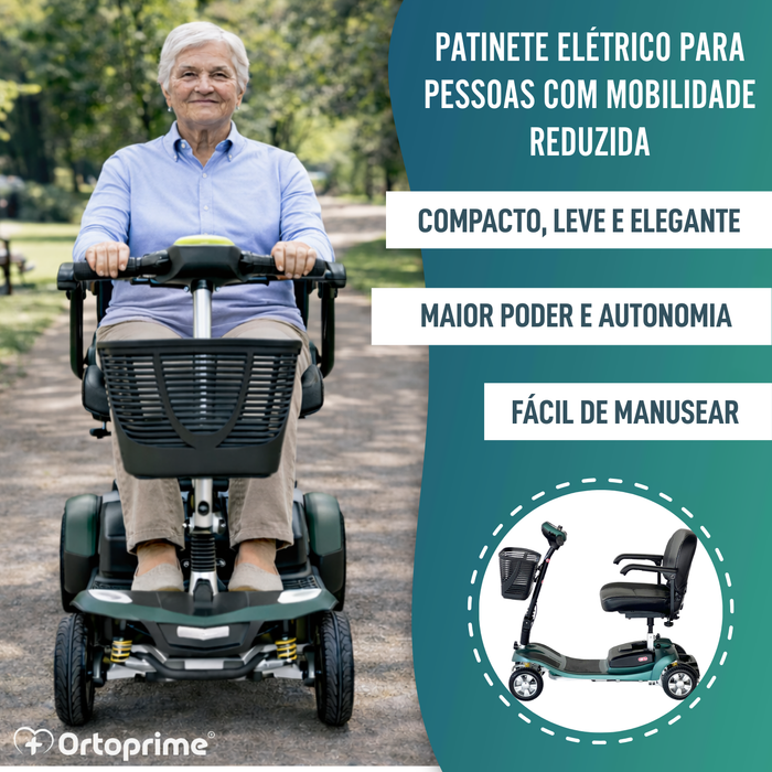 Scooter Elétrico Desmontável | Bateria de Lítio 40Ah